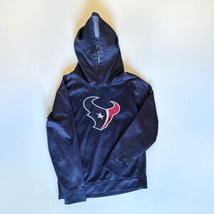 Houston Texans Youth Hoodie Navy Blue Size 10/12 - Unisex Medium